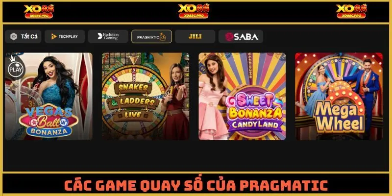 Các game quay số của Pragmatic